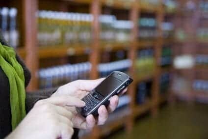 Smartphone in retail