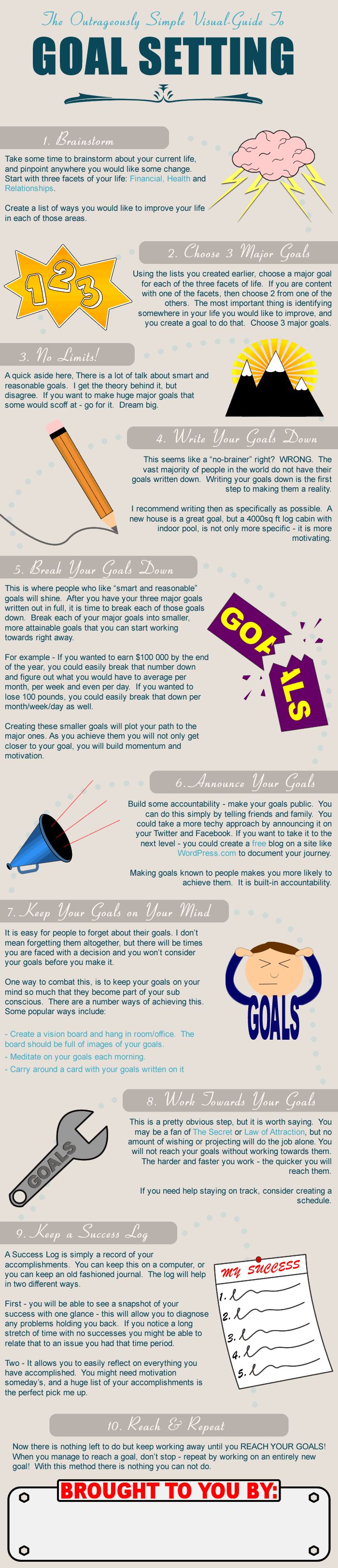 Goal Setting Inforgraphic