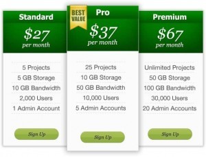 Pricing Table
