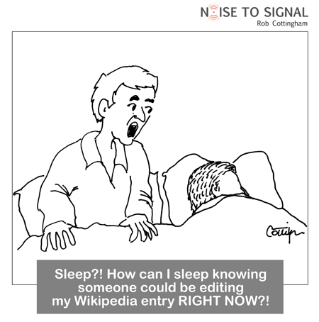 Cartoon making fun of social media