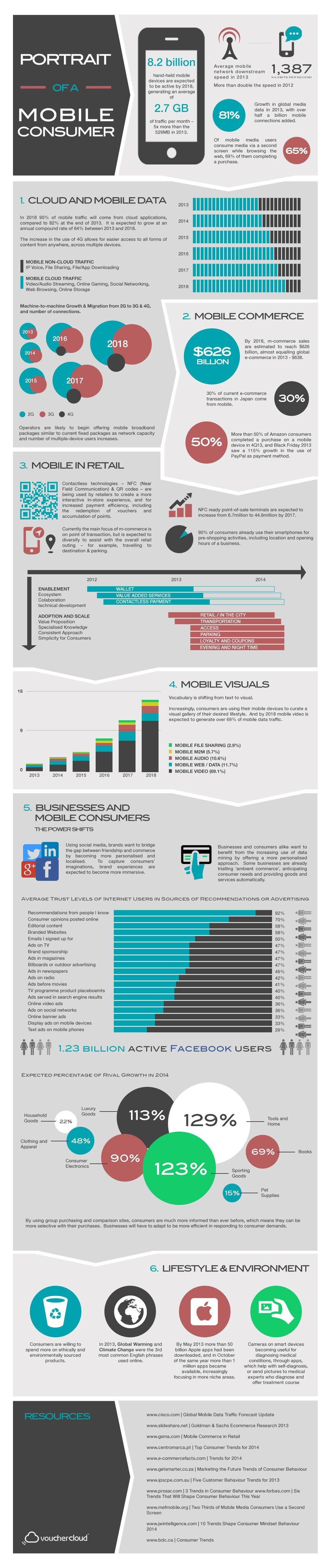 Infographic on Mobile Consumers
