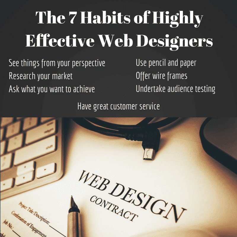 The 7 Habits of Highly Effective Web Designers