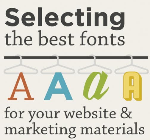 Infographic - best fonts