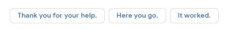 Gmail Smart Reply Example 1