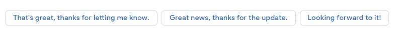Gmail Smart Reply Example 2