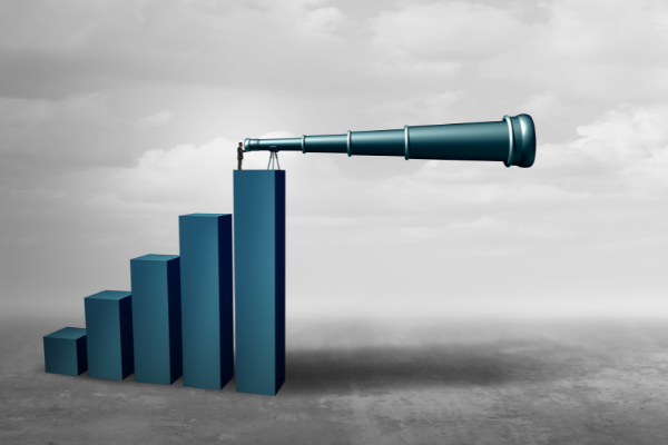 Business forecasting concept