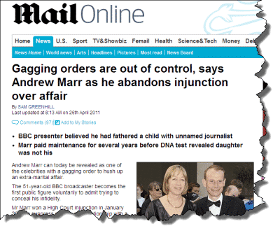 Andrew Marr Reveals Gagging Order