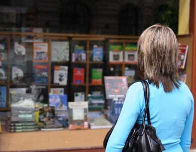 Book shops still represent an "old fashioned" way of doing business Book shops still represent an "old fashioned" way of doing business