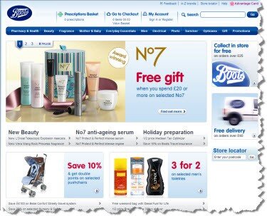 No sign of hay fever at Boots.com