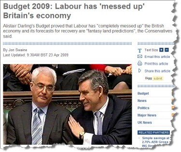 Alistair Darling and Gordon Brown