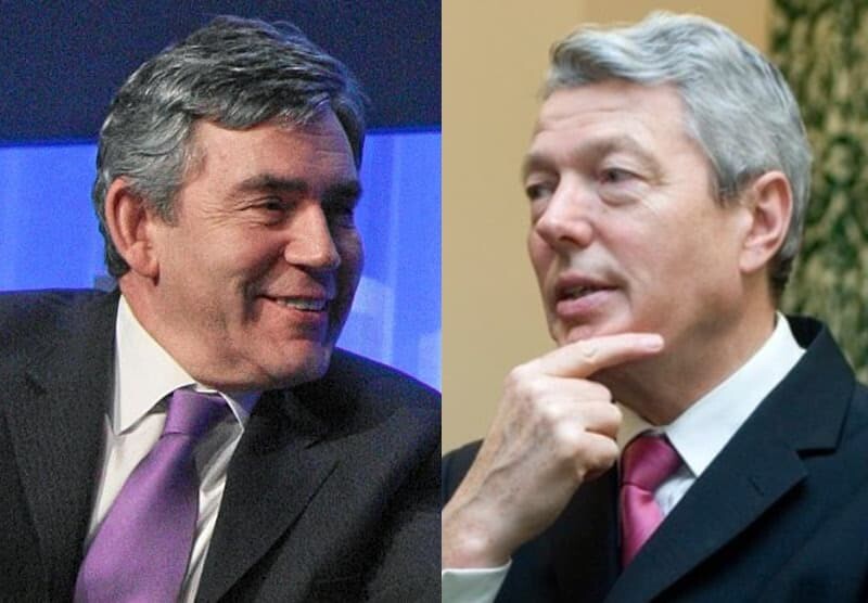 Alan Johnson and Gordon Brown
