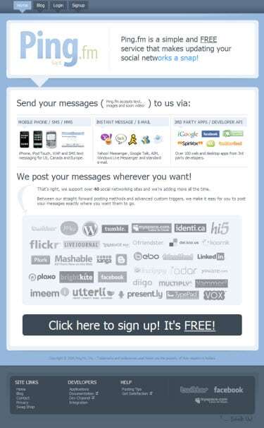 ::Using Ping.fm to organise your online social networking will save time Using Ping.fm to organise your online social networking will save time